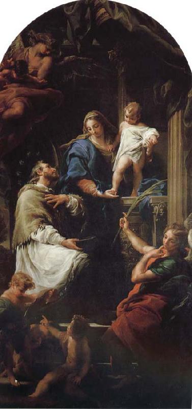 Pompeo Batoni Notre Dame, and the Son in St. John's Nepomuk